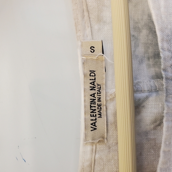 Valentina Relaxed Blue and Tan Tie-Dye Tee Size S - Picture 6 of 6